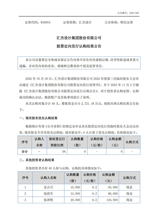 25、汇杰设计-股票定向发行认购结果公告_00.jpg